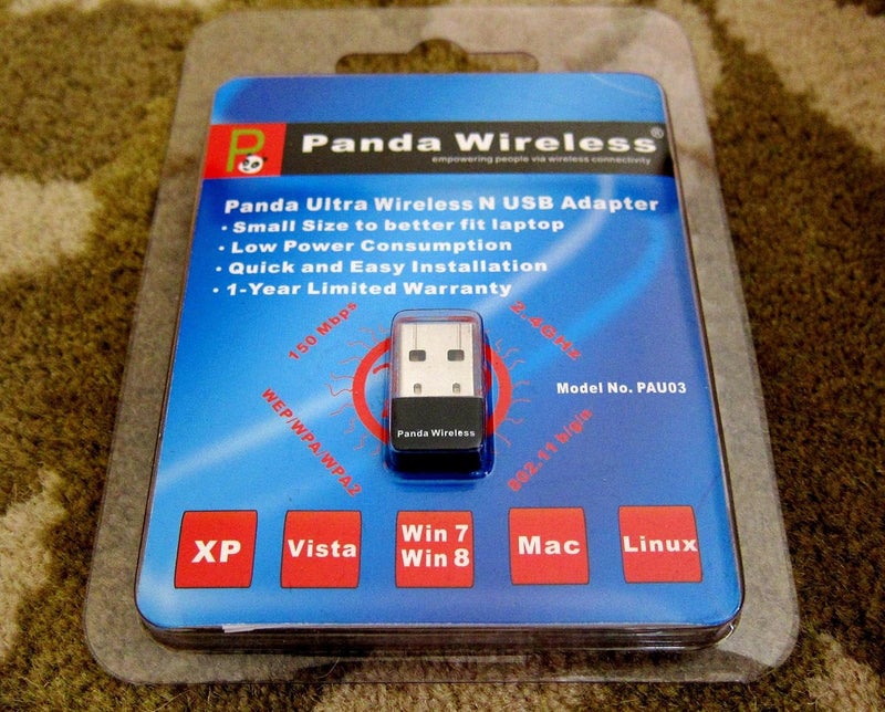 Panda Wireless ® Ultra WiFi (b/g/n) 150Mbps Wireless-N 2.4GHz USB Adapter - Windows 7/8/10/11, Zorin, Mint, Ubuntu, Fedora, Centos, Kali Linux and Raspbian - Image 4